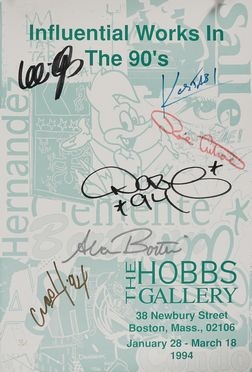 Poster firmato da sei grandi artisti dell'avanguardia USA.  - Asta Libri, autografi e manoscritti - Libreria Antiquaria Gonnelli - Casa d'Aste - Gonnelli Casa d'Aste
