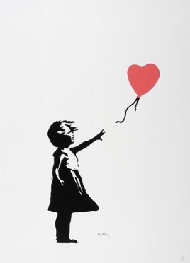  Banksy  (Bristol, 1974) [da] : The Balloon Girl.  - Auction Ancient, modern and contemporary art - Libreria Antiquaria Gonnelli - Casa d'Aste - Gonnelli Casa d'Aste