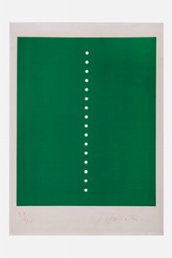  Lucio Fontana  (Rosario, 1899 - Comabbio, 1968) : Concetto spaziale.  - Auction Ancient, modern and contemporary art - Libreria Antiquaria Gonnelli - Casa d'Aste - Gonnelli Casa d'Aste