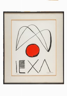  Alexander Calder  (Lawton, 1898 - New York, 1976) : El circulo de pietra.  - Auction Ancient, modern and contemporary art - Libreria Antiquaria Gonnelli - Casa d'Aste - Gonnelli Casa d'Aste