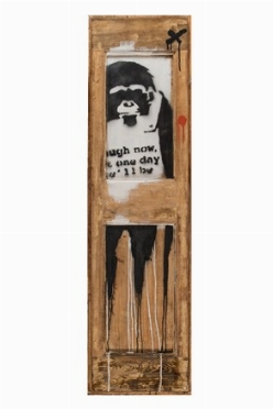  Banksy  (Bristol, 1974) : Laugh now.  - Asta Arte Antica, Moderna e Contemporanea - PARTE II - Libreria Antiquaria Gonnelli - Casa d'Aste - Gonnelli Casa d'Aste