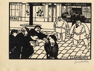  Félix Vallotton  (Losanna, 1865 - Parigi, 1925) : L'anarchiste.  - Auction Ancient,  [..]