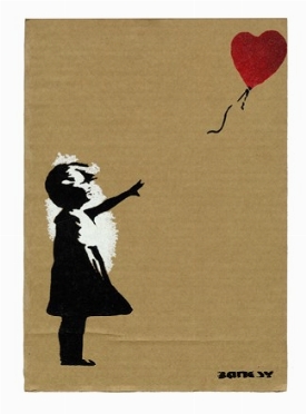  Banksy  (Bristol, 1974) : Dismaland. The Balloon Girl.  - Asta Arte Antica, Moderna e Contemporanea - PARTE II - Libreria Antiquaria Gonnelli - Casa d'Aste - Gonnelli Casa d'Aste