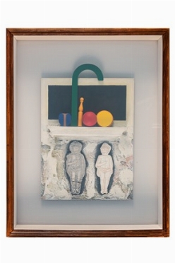  Lucio Del Pezzo  (Napoli, 1933 - Milano, 2020) : Ex voto di bambini.  - Auction Ancient, modern and contemporary art - Libreria Antiquaria Gonnelli - Casa d'Aste - Gonnelli Casa d'Aste