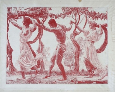  Otto Greiner  (Lipsia, 1869 - Monaco di Baviera, 1916) : Der Tanz (La danza).  - Auction Ancient, modern and contemporary art - Libreria Antiquaria Gonnelli - Casa d'Aste - Gonnelli Casa d'Aste