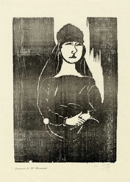  Chana Orloff  (Ucraina, 1888 - Tel Hashomer, 1968) : Portrait de Madame Franconi.  - Auction Ancient, modern and contemporary art - Libreria Antiquaria Gonnelli - Casa d'Aste - Gonnelli Casa d'Aste