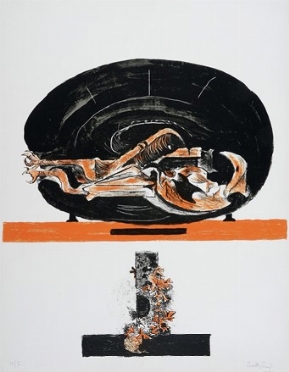  Graham Sutherland  (Londra, 1903 - Mentone, 1980) : Untitled.  - Auction Ancient, modern and contemporary art - Libreria Antiquaria Gonnelli - Casa d'Aste - Gonnelli Casa d'Aste