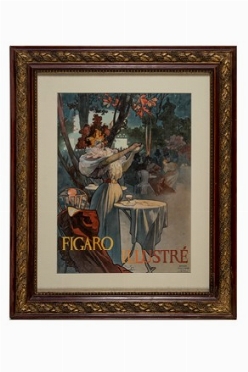  Alphonse Mucha  (Ivan?ice, 1860 - Praga, 1939) : Copertina di Figaro Illustré.  [..]