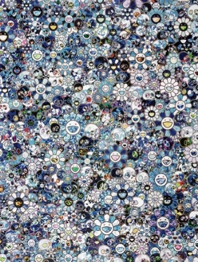  Takashi Murakami  (Itabashi, 1962) : Skulls and Flowers Blue.  - Auction Modern  [..]