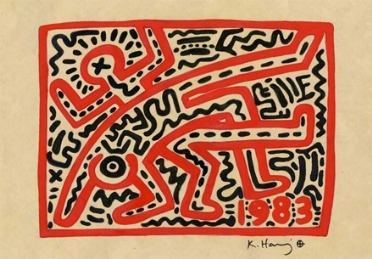  Keith Haring  (Reading, 1958 - New York, 1990) : Untitled.  - Asta Arte Moderna  [..]