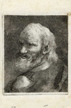  Giandomenico Tiepolo  (Venezia,, 1726 - 1804) : Vecchio barbuto.  - Auction Ancient Art [I Part] - Libreria Antiquaria Gonnelli - Casa d'Aste - Gonnelli Casa d'Aste