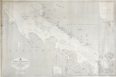 Strait of Malacca Sheet 2 From The North Sands to Singapore From the Surveys of Lieut C. Y. Ward...  - Auction Ancient Art [I Part] - Libreria Antiquaria Gonnelli - Casa d'Aste - Gonnelli Casa d'Aste