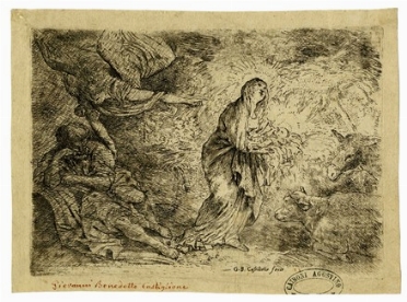  Giovanni Benedetto Castiglione (detto il Grechetto)  (Genova, 1609 - Mantova, 1665)  [..]
