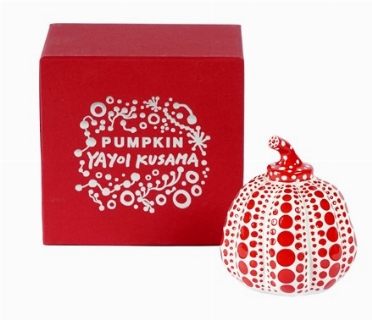  Yayoi Kusama  (Matsumoto, 1929) : Red and white Pumpkin.  - Auction Modern and  [..]
