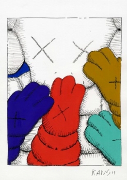  Kaws [pseud. di Donnelly Brian]  (Jersey City, 1974) : Untitled (based on silkscreen  [..]