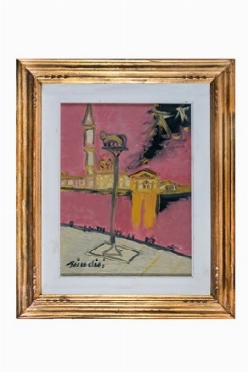  Remo Brindisi  (Roma, 1918 - Lido di Spina, 1996) : Venezia.  - Auction Modern  [..]