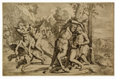 Giovanni Cesare Testa  (Lucca,  - 1655) : L'educazione di Achille.  - Auction Ancient Art [I Part] - Libreria Antiquaria Gonnelli - Casa d'Aste - Gonnelli Casa d'Aste