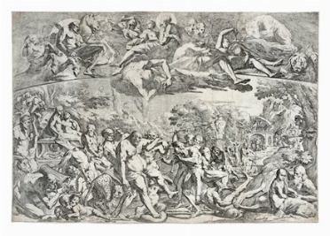 Pietro Testa  (Lucca, 1611 - Roma, 1650) : Allegoria dell'Autunno.  - Auction Ancient Art [I Part] - Libreria Antiquaria Gonnelli - Casa d'Aste - Gonnelli Casa d'Aste