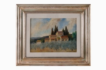  Nino Tirinnanzi  (Greve in Chianti, 1923 - 2002) : Paesaggio toscano.  - Auction  [..]