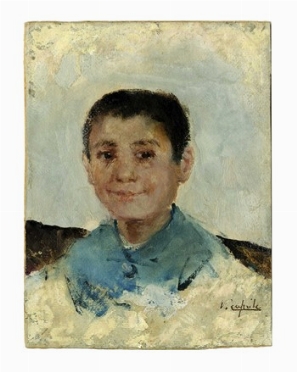  Vincenzo Caprile  (Napoli, 1856 - Napoli, 1936) : Ritratto di fanciullo.  - Asta  [..]