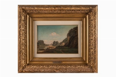  Serafino De Tivoli  (1825,  - 1892, ) : Lungo il fiume.  - Asta Arte Moderna e  [..]