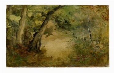  Pompeo Mariani  (Monza, 1857 - Bordighera, 1927) : Alberi.  - Asta Arte Moderna  [..]