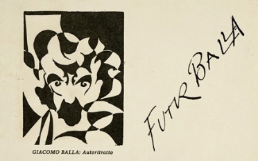  Giacomo Balla  (Torino, 1871 - Roma, 1958) : Futurballa. Autoritratto.  - Auction  [..]