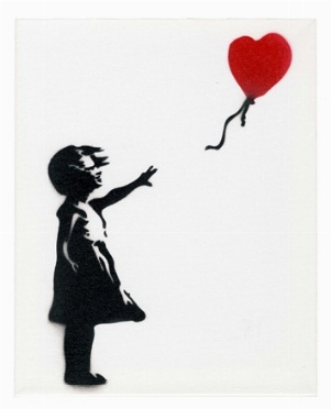  Banksy  (Bristol, 1974) : Dismaland. The Balloon Girl.  - Asta Arte Moderna e Contemporanea  [..]