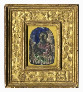  Anonimo del XV secolo : Sant'Agnese.  - Auction Ancient Art [I Part] - Libreria Antiquaria Gonnelli - Casa d'Aste - Gonnelli Casa d'Aste