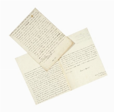 Bodoni Giambattista : Lunga lettera autografa firmata inviata a padre Paolo Maria  [..]