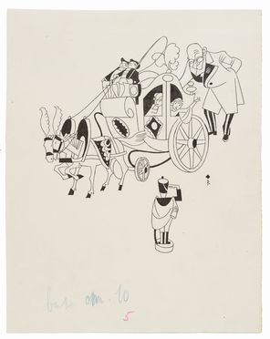  Piero Bernardini  (Firenze, 1891 - 1974) : Illustrazione per una fiaba.  - Asta STAMPE E DISEGNI DAL XVI AL XX SECOLO - Libreria Antiquaria Gonnelli - Casa d'Aste - Gonnelli Casa d'Aste
