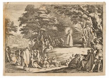  Jacques Callot  (Nancy, 1592 - 1635) : Saint Amond.  - Asta STAMPE E DISEGNI DAL XVI AL XX SECOLO - Libreria Antiquaria Gonnelli - Casa d'Aste - Gonnelli Casa d'Aste
