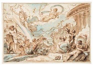  Gaetano Bertolani  (Mantova, 1758 - 1856) [attribuito a] : Le divinità dell'Olimpo.  - Asta STAMPE E DISEGNI DAL XVI AL XX SECOLO - Libreria Antiquaria Gonnelli - Casa d'Aste - Gonnelli Casa d'Aste