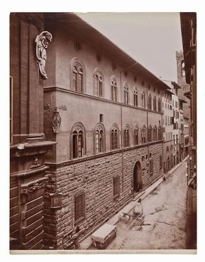  Architettura : Via del Proconsolo.  - Auction Photographs, Paintings and Sculptures - Libreria Antiquaria Gonnelli - Casa d'Aste - Gonnelli Casa d'Aste