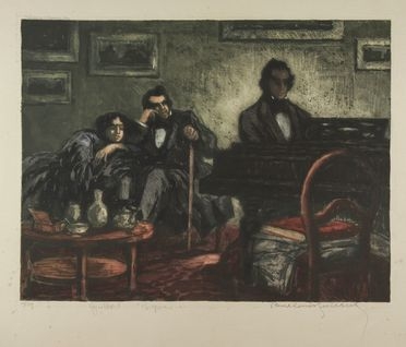 Paul Louis Guilbert  (Parigi, 1886) : Chopin.  - Asta Stampe, disegni, carte geografiche e vedute - Libreria Antiquaria Gonnelli - Casa d'Aste - Gonnelli Casa d'Aste
