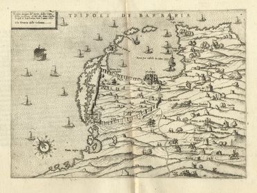 Zenoi Domenico : Tripoli de Barbaria.  Giulio Ballino  - Auction Prints, Drawings, Maps and Views - Libreria Antiquaria Gonnelli - Casa d'Aste - Gonnelli Casa d'Aste