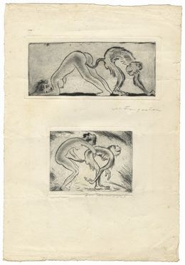 Michel Fingesten  (Buczkowitz, 1883 - Cerisano, 1943) : Intermezzi.  - Asta Stampe, disegni, carte geografiche e vedute - Libreria Antiquaria Gonnelli - Casa d'Aste - Gonnelli Casa d'Aste