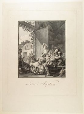  Jean-Michel Moreau  (Parigi, 1741 - 1814) [da] : Le vrai Bonheur.  - Asta Stampe, disegni, carte geografiche e vedute - Libreria Antiquaria Gonnelli - Casa d'Aste - Gonnelli Casa d'Aste