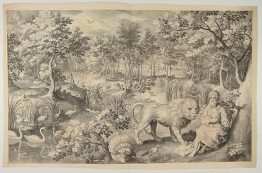  Nicolaes De Bruyn  (Anversa,  - Rotterdam, 1656) : La visione di Ezechiele.  - Asta Stampe, disegni, carte geografiche e vedute - Libreria Antiquaria Gonnelli - Casa d'Aste - Gonnelli Casa d'Aste