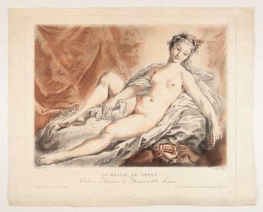  Louis Marin Bonnet  (Parigi, 1743 - 1793) : Le Réveil de Venus.  - Asta Stampe, disegni, carte geografiche e vedute - Libreria Antiquaria Gonnelli - Casa d'Aste - Gonnelli Casa d'Aste