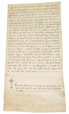 Atto notarile.  - Auction Manuscripts, Incunabula, Autographs and Printed Books - Libreria Antiquaria Gonnelli - Casa d'Aste - Gonnelli Casa d'Aste