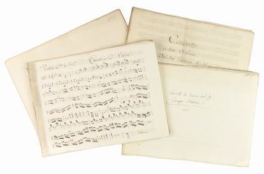  Nicolini Giuseppe : Concerto di Violino / [?] / 1798.  - Asta Manoscritti, Incunaboli, Autografi e Libri a stampa - Libreria Antiquaria Gonnelli - Casa d'Aste - Gonnelli Casa d'Aste