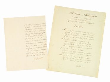  Tillot Leon Guillome (de) : Lettera con firma autografa.  - Asta Manoscritti, Incunaboli, Autografi e Libri a stampa - Libreria Antiquaria Gonnelli - Casa d'Aste - Gonnelli Casa d'Aste