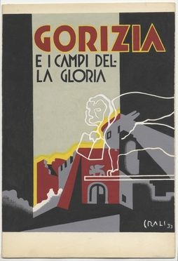  Tullio Crali  (Igalo, 1910 - Milano, 2000) : Gorizia e i campi della Gloria.  - Asta Stampe e Disegni - Libreria Antiquaria Gonnelli - Casa d'Aste - Gonnelli Casa d'Aste