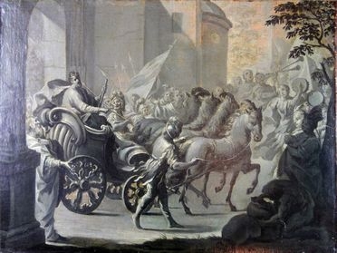  Giuseppe Varotti  (Bologna, 1715 - 1780) : Trionfo di Mardocheo.  - Asta Stampe e Disegni - Libreria Antiquaria Gonnelli - Casa d'Aste - Gonnelli Casa d'Aste