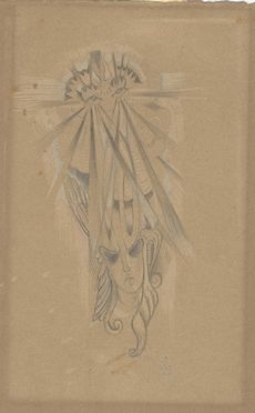  Raoul Dal Molin Ferenzona  (Firenze, 1879 - Milano, 1946) : Studio per rilegatura.  - Asta Stampe e Disegni - Libreria Antiquaria Gonnelli - Casa d'Aste - Gonnelli Casa d'Aste