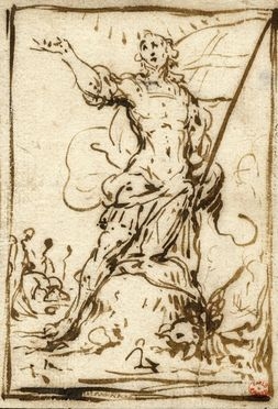  Pier Francesco Mazzucchelli  (Morazzone, 1573 - Piacenza, 1626) : San Giorgio.  - Auction BOOKS, MANUSCRIPTS, PRINTS AND DRAWINGS - Libreria Antiquaria Gonnelli - Casa d'Aste - Gonnelli Casa d'Aste